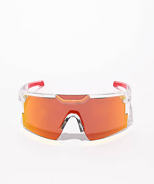 sun Heat Wave Future Tech Z87+ Gloss Clear & Sunblast Sunglasses | Zumiez